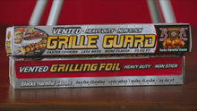 Load and play video in Gallery viewer, GRILLE GUARD HEAVY DUTY VENTED GRILLING FOIL 4 PACK