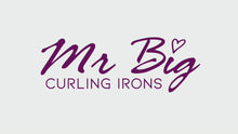 Load and play video in Gallery viewer, MR BIG EXTRA LONG CURLING IRON & TRAVEL CASE